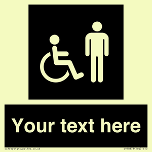 Custom information: black panel disabled and male